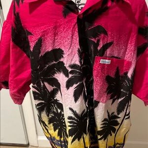 Men’s tropical sunset Hawaiian shirt Xl